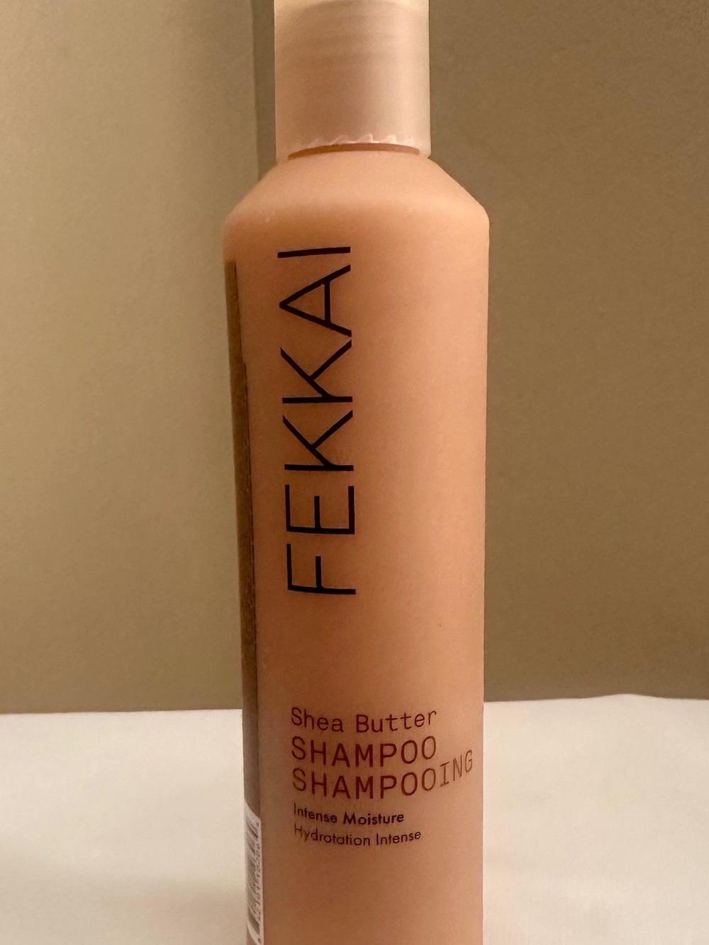 Fekkai Shea Butter Shampoo — Peach Pink Bottle